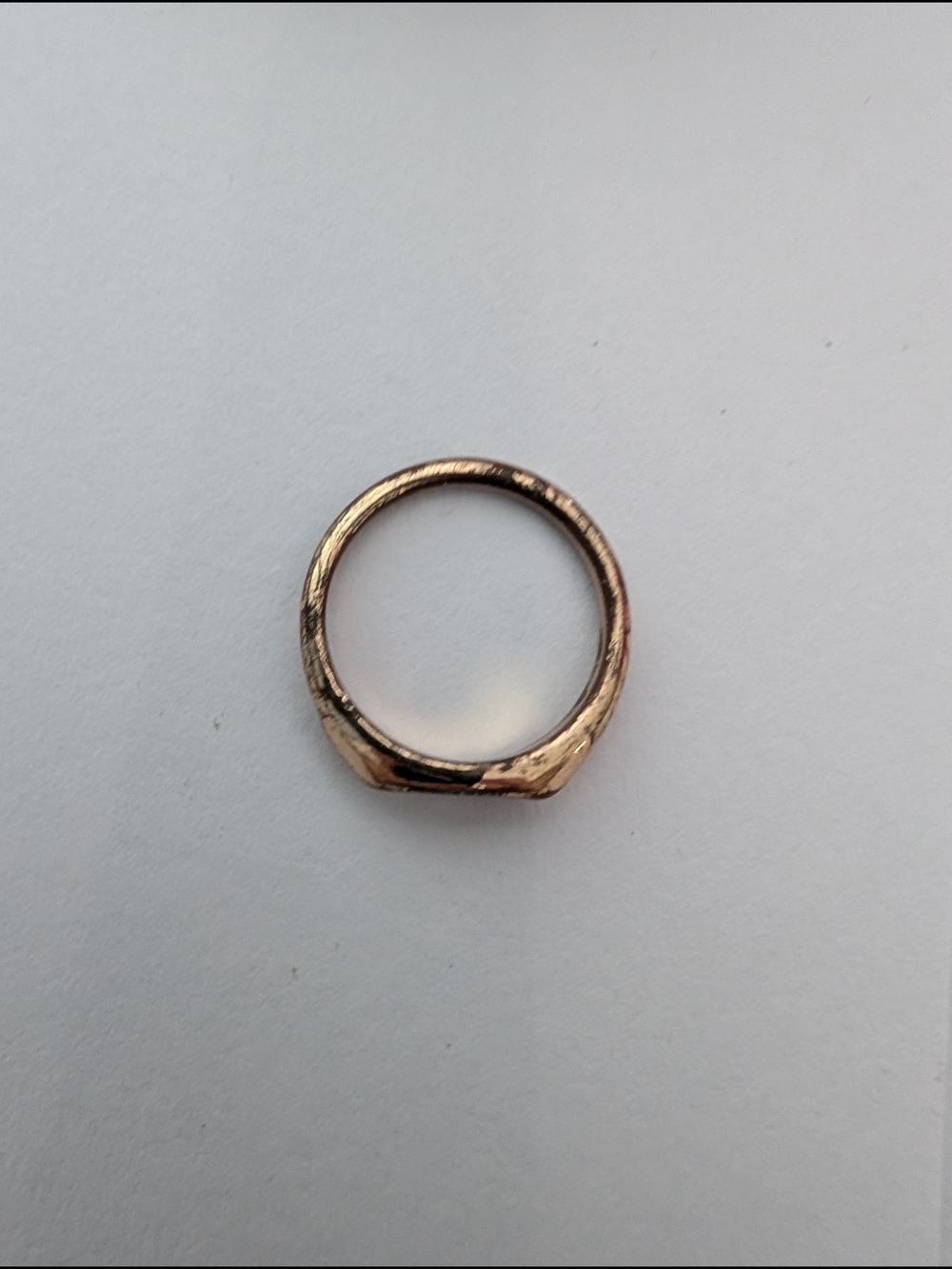 Gold-Tone Base Ring - Picture 2 of 3